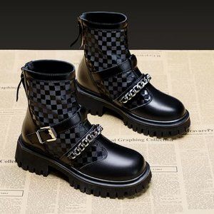 Summer hollow mesh boots Martin boots 2022 new spring and summer women's shoes t